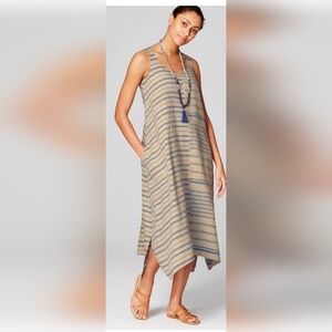 Pure Jill Linen Striped Dress